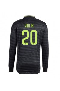 Fotbalové Dres Real Madrid Vinicius Junior #20 Třetí Oblečení 2022-23 Dlouhý Rukáv